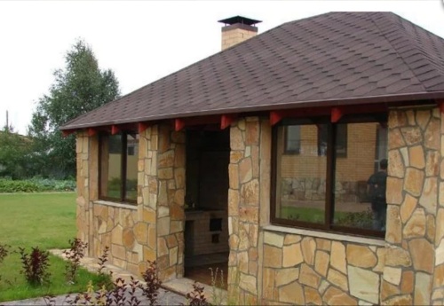 Плитняк златолит жёлтый для фасада 1,5-3 см купить в Кусе