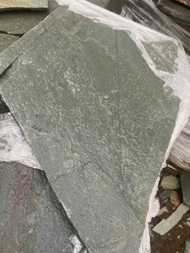 Плитняк златолит зелёный для цоколя, отмостки купить в Кусе