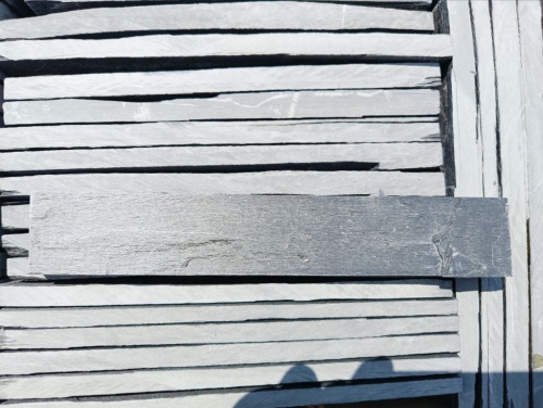 Плитка чёрная из натурального камня фасадная 30 см * 5 см, толщина 7 мм -30 мм купить в Кусе